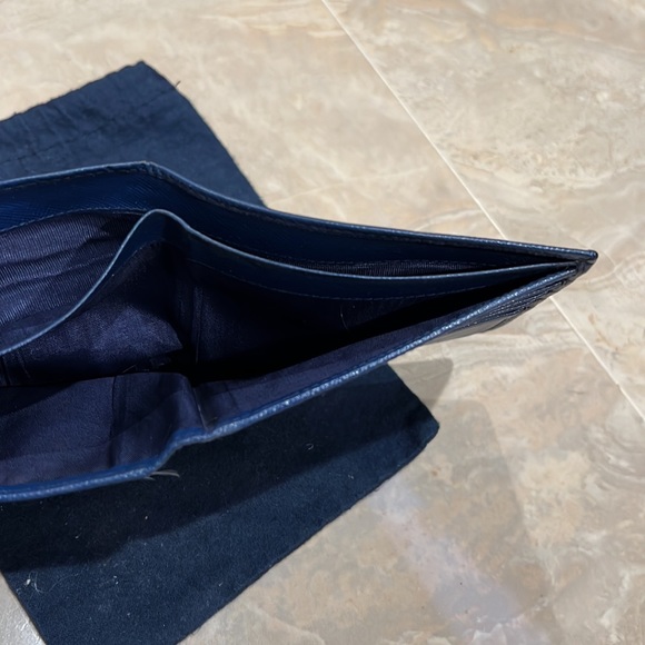 Authentic Prada - Bi Fold Wallet - Blue - Picture 6 of 6
